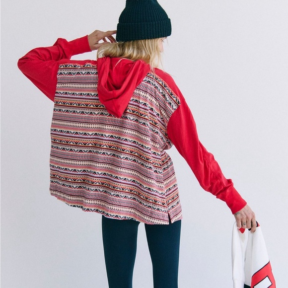 Free People Movement Hot Shot Printed Hooded Layer - Picture 2 of 6